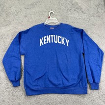 Hanes Boys Blue EcoSmart Kentucky Long Sleeve Crew Neck Pullover Sweatshirt Sz L - £19.39 GBP