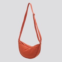 Solid Color Ch Bag For Women Large Capacity Travel Crossbody Half Moon Designed  - £49.90 GBP