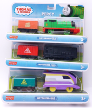 FISHER PRICE Thomas &amp; Friends Motorized Kana + Diesel + Percy Lot 3 NEW - £23.14 GBP