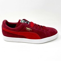 Puma Suede Classic + Rio Red High Risk Mens Casual Sneakers 356568 60 - £51.07 GBP