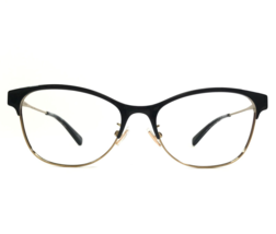 Coach Eyeglasses Frames HC5111 9346 Shiny Light Gold Black Cat Eye 53-17... - $49.49