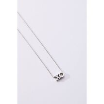 Tiny Tags Silver Plated XO Pendant Necklace Silver - $18.65 CAD