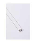Tiny Tags Silver Plated XO Pendant Necklace Silver - $18.65 CAD