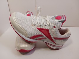 Reebok Easytone Smoothfit Fitness Walking Shoes Women’s Size 8.5 White Pink - £23.73 GBP