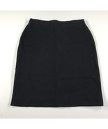 Vintage Sonia Rykiel Skirt Womens 46 Black Wool Straight Pencil Knee Length - £16.78 GBP