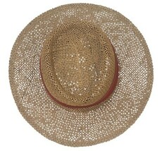 Vintage Peter Grimm Headwear USC TROJANS Gambler Crown 3.5″ Brim Straw Sun Hat image 2