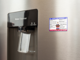 Vote for nobody a politician you can trust refrigerator magnet, fridge m... - $8.49+