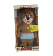 Vintage 1973 Knickerbocker The Yogi Bear Show Cindy Girl Bear Plush Toy 6&quot; - £36.62 GBP