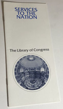 Vintage Library Of Congress Brochure Washington DC BR14 - £7.13 GBP