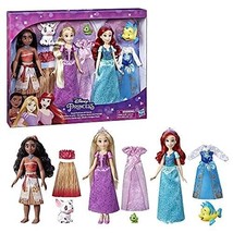 Disney Princess Royal Fashions Friends 12 Inch Fashion Doll Ariel Moana Rapunzel - £15.52 GBP