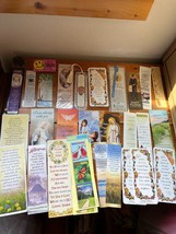 Lot of 28 Paper &amp; Plastic Religious Sayings Psalms Bookmark Bookmark – 5.75 x 1  - £14.77 GBP