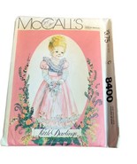 Vtg McCall&#39;s Sewing Pattern 8400 Little Darlings Children&#39;s Dress and Slip - £5.46 GBP
