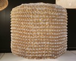 Ikea Lergryn Lamp Shade Pendant/Floor Knitted Beige/Handmade 17" New - $72.57