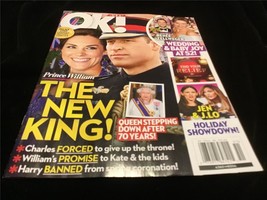OK Magazine December 20, 2021 Prince William, Rene Zellweger, J.Lo &amp; Jen - £7.16 GBP
