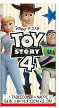Toy Story 4 Tablecover Plastic 54 x 84 Buzz Woody Bo sealed new!!! - £6.30 GBP