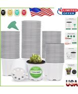 Eco-Friendly 120 Pcs Plant Pots with 15 Labels - Perfect for Transplanting - $590.63 MXN