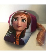 NEW Disney Frozen 2 Ana Youth Cap with Fake Ponytail - $11.66