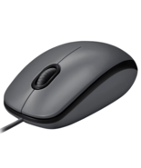 Logitech M100 Wired Optical Tracking Mouse Scrolling USB Corded Ambidext... - £8.49 GBP