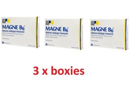 3psc set MAGNE B6 Magnesium ampoules 10x10ml Stress Fatigue Cramps Free Shipping - £59.72 GBP