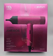 Elchim Anemos Hair Dryer Pink Edition, Sonic Micro-Brushless Technology - £207.65 GBP