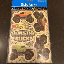 12 sheets Mudslinger Monster Truck STICKERS Birthday Party Favors Supplies - £3.10 GBP