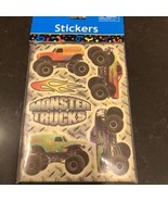 12 sheets Mudslinger Monster Truck STICKERS Birthday Party Favors Supplies - $3.52