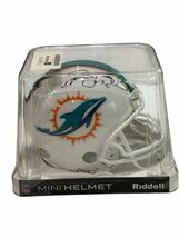 Jason Taylor HOF 2017 Autographed NFL Miami Dolphins Riddell Mini Helmet - $128.69