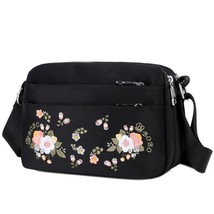 Brand Flower Shoulder Bag Women Small High Quality Nylon Tote Top-handle Travel  - £22.10 GBP
