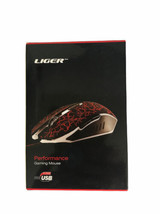 Gaming Mouse 6 Button Wired USB Hi-Speed Performance Illuminating Liger NEW - $23.37