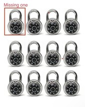 Standard Dial Combination Lock  2 in. Wide with Different Combinations P... - $32.63