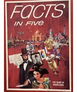 VINTAGE FACTS IN FIVE GAME, THE GAME OF KNOWLEDGE 1967 3M BOOKSHELF GAMES - $13.47 CAD