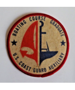 Vintage U.S. Coast Guard Auxiliary Boating Course Graduate 3&quot; Patch *Unu... - €3,44 EUR