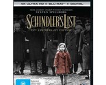 Schindler&#39;s List 4K UHD Blu-ray / Blu-ray | Steven Spielberg&#39;s | Region ... - $27.02