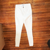 ABOUND Skinny Jeans White Women Size 26 High Rise - £14.79 GBP