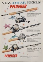 1961 Print Ad Pflueger Star Fishing Reels 4 Models Shown Enterprise Mfg ... - £16.17 GBP