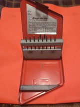 Snap-on Tools VWB700B 8 Piece Carbide Burr BIT Set with Metal Case VGC!! - £76.67 GBP