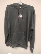 Adidas Volleyball Logo Black Hooded Sweatshirt Mens Size Medium HT7495 - $23.75