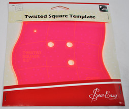 Sew Easy 6.5 Inch Twisted Square Quilt Template ERGG03.PNK - £10.35 GBP