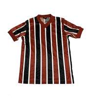 Men Topper Red Black Maglia Trikot Maillot Shirt Football Camisa Soccer RARE - £28.18 GBP