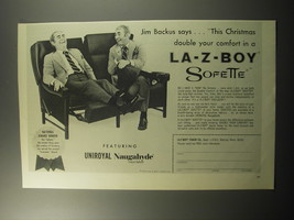 1970 La-Z-Boy Sofette Ad - Jim Backus says.. this Christmas double your order  - £14.61 GBP