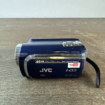 JVC GZ-MG630AU Everio 60GB Hard Drive Blue Camcorder w/ Battery, No Charger - £36.67 GBP