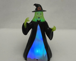 Vintage Halloween witch toy multicolor light-up laughs cackles motion se... - $9.00