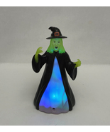 Vintage Halloween witch toy multicolor light-up laughs cackles motion se... - $9.00