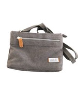 Travelon Gray Small Crossbody Purse Bag Canvas Gray RFID ($) - £38.95 GBP