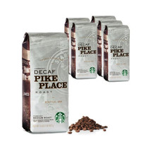 Starbucks Decaf Pike Place Coffee Beans (6 x 1lb bags) - £45.61 GBP
