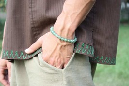 Green Aventurine Bracelet - The Talisman of Prosperity and Growth - £10.95 GBP