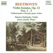 Ludwig van Beethoven : Beethoven - Violin Sonatas, Op. 12 Nos. 1-3 CD (1993) Pre - $15.20