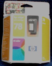 Hp Inkjet Tri-Color Print Cartridge - Number 78 - Brand New In Box - $19.79