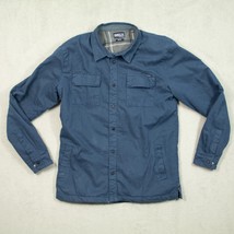 O&#39;Neill Button Up Flannel Shirt Mens Medium Blue Lined Surfing Beach Outdoors - £18.17 GBP