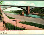 Washington Bridge and Speedway New York City NY NYC 1906 UDB Postcard F13 - £2.32 GBP